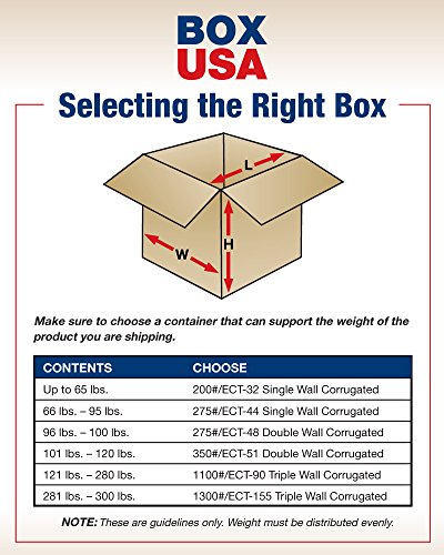 BOX САЩ 15 Опаковки Сверхпрочных Кашони от велпапе с двойни стени, 11 1/4 L x 8 3/4 W x 6 H, Изработка, Доставка,