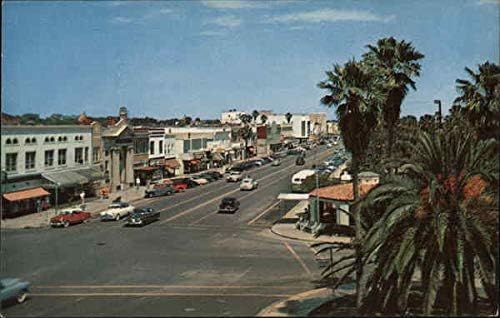 Плажната улица Дайтона Бийч, Флорида, Флорида Оригиналната Реколта Картичка