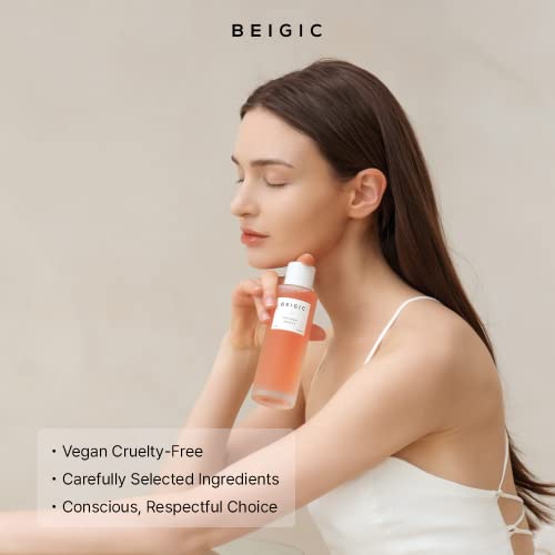BEIGIC Treatment Essence - Ежедневно копър с ниацинамидом и веганскими пептидами за изсветляване, овлажняване, успокояване и балансиране на рН, веганская и безмилостна (120 мл /
